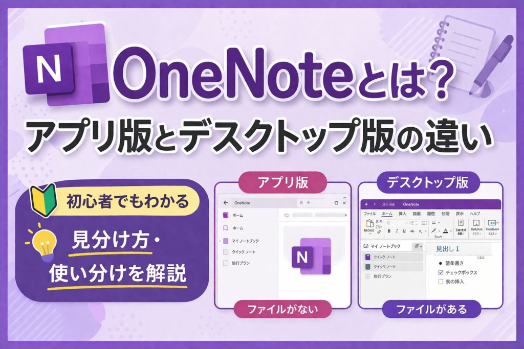 OneNoteのノートブック情報画面。保存場所や共有状態を確認している画面